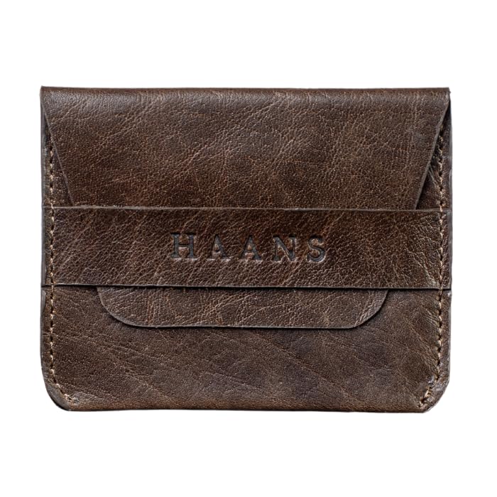 Philips Money Clip, Genuine Leather, Solid Pattern, Compact & Practical, Long-Lasting Design, Strong Stitching & Stylish Accessory for Men