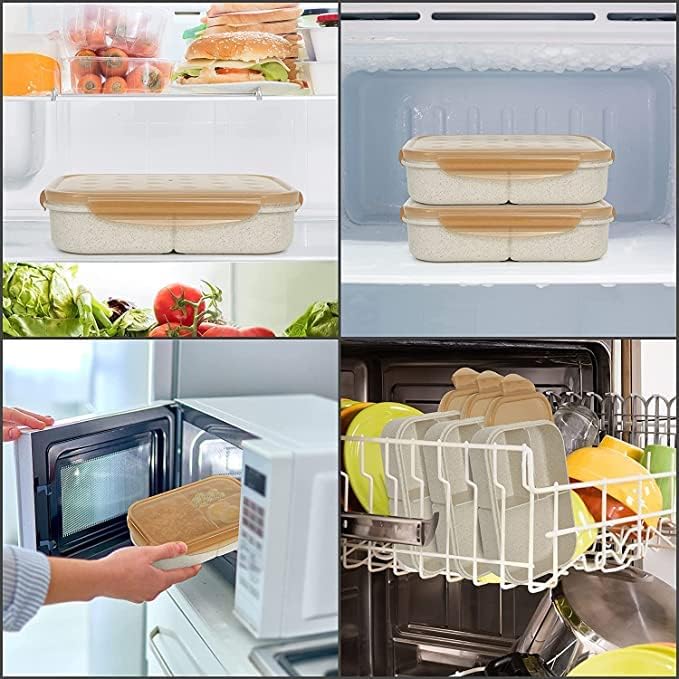 Image of Lunch Boxes for Office Men, Lunch Box Steel, Lunch Boxes, Lunch Box for Office, Tiffin Boxes, Ideal for 12+ Year Teenagers (3 compartments Lunch Box)-2024