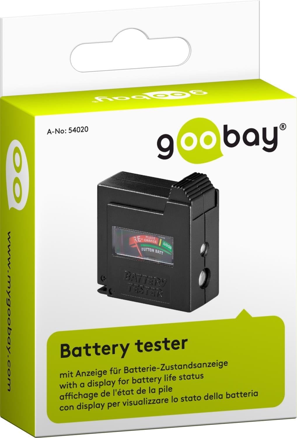 Goobay 54020 Batterietester