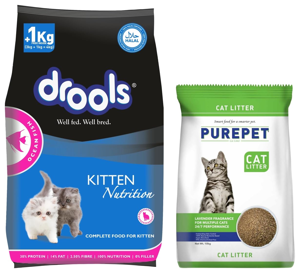 See full amazon price history chart for Purepet Clumping Lavender Fragrance Cat Litter (for Multiple Cats), 10 kg,Drools Kitten(1-12 Months) Dry Cat Food, Ocean Fish - 4kg (3kg + 1kg Free Food Inside) Purepet Clumping Lavender Fragrance Cat Litter (for Multiple Cats), 10 kg,Drools Kitten(1-12 Months) Dry Cat Food, Ocean Fish - 4kg (3kg + 1kg Free Food Inside) (B0CV5R7P31) Amazon Price History, Amazon Price Tracker