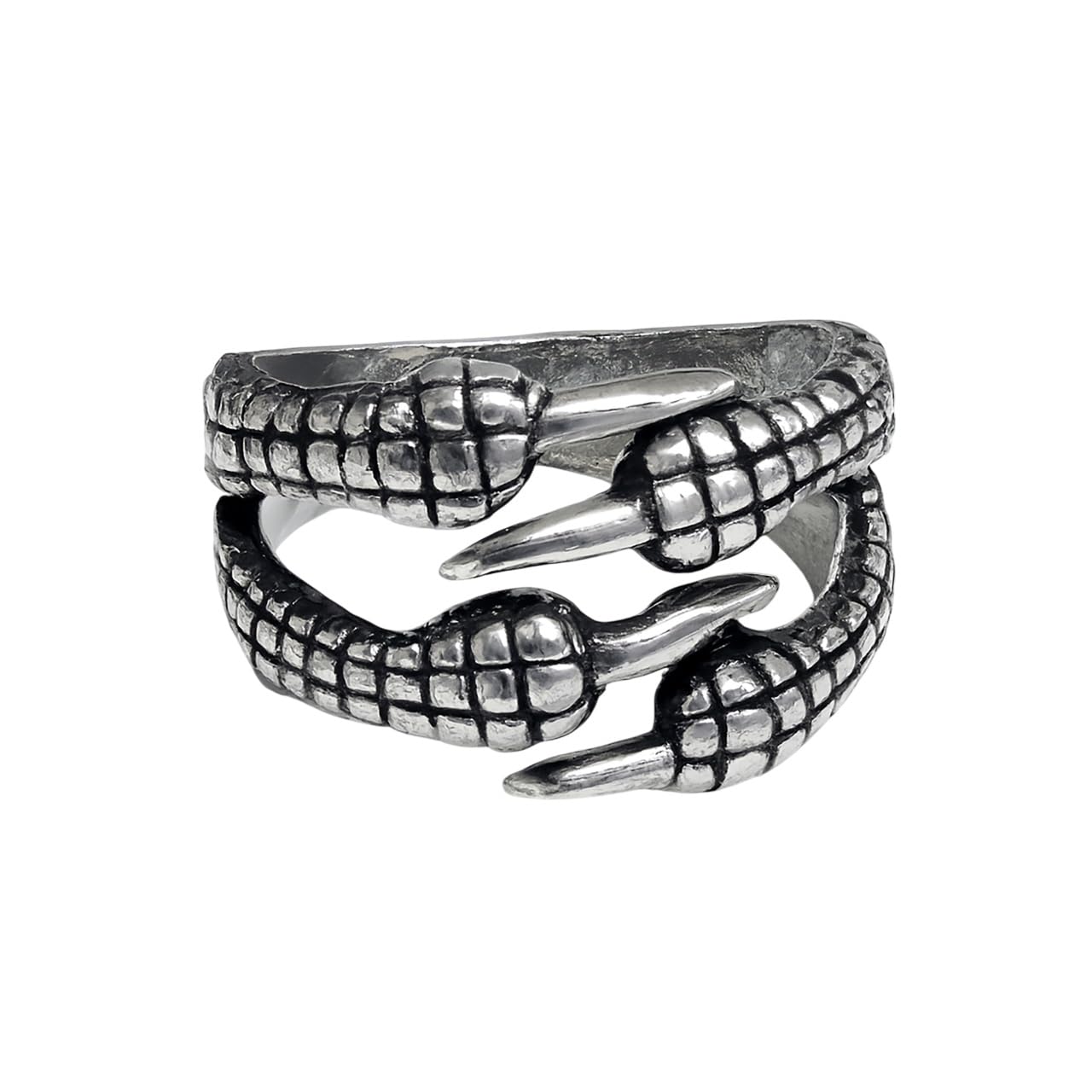 Men’s Gothic Eagle Claw Ring – Vintage Punk Adjustable Metal Finger Ring | Bold Animal Grip Design | Biker, Rock, Punk Fashion Jewelry for Men & Boys-image-8