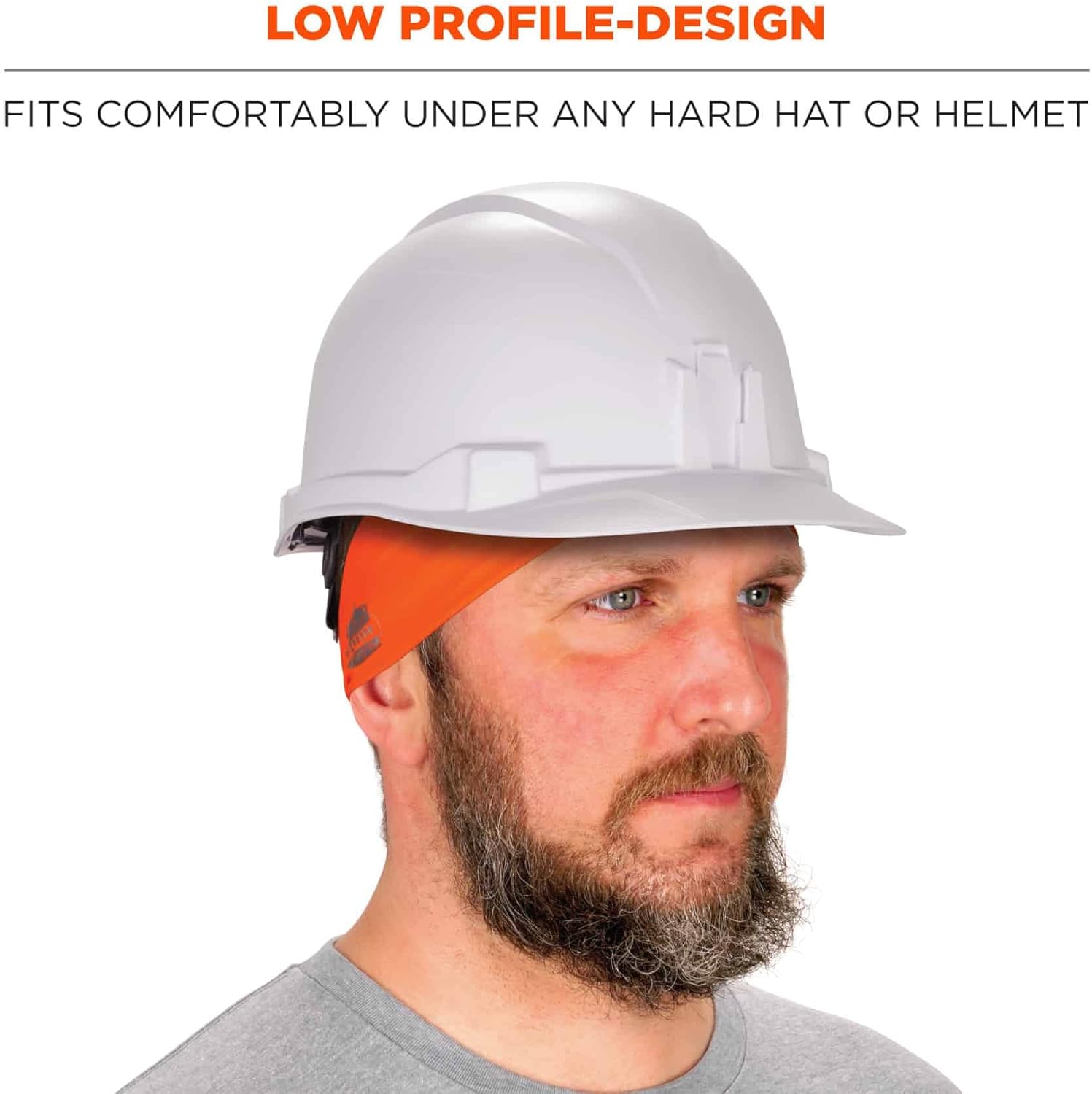 Ergodyne Chill Its 6634 Cooling Headband, Sports Headbands for Men and Women, Moisture Wicking, Orange : Clothing, Shoes & Jewelry