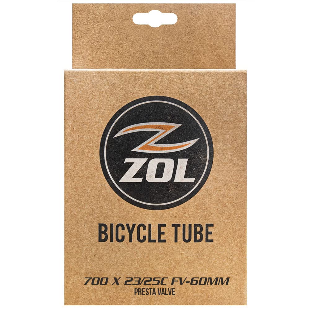 ZOL Road Bicycle Bike Inner Tube 700x23/25C Presta/French Valve 60mm