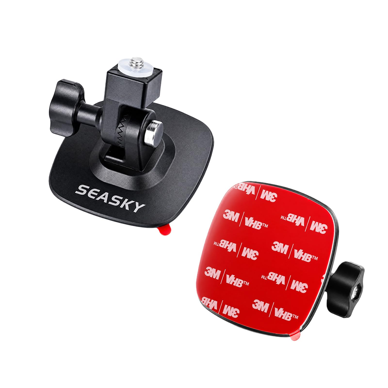 SEASKY A2 Flexible Adhesive Mount for ski Motorbike Helmet with 3M Adhesive | With Genuin…