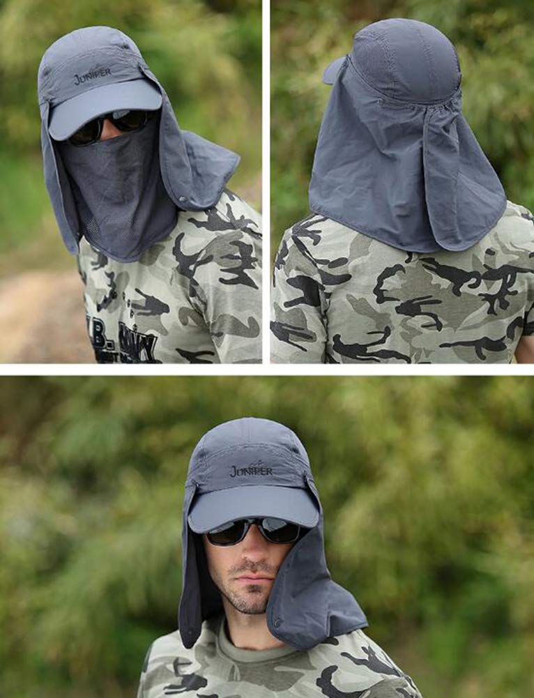 Gorra de protección solar transpirable: gorra protectora multiusos para protección personal en exterioresA