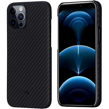PITAKA Magnetic Case for iPhone 12 Pro Max 6.7" MagEZ Case 100% Aramid Fiber Ultra-Slim 3D Grip Touch Phone Cover