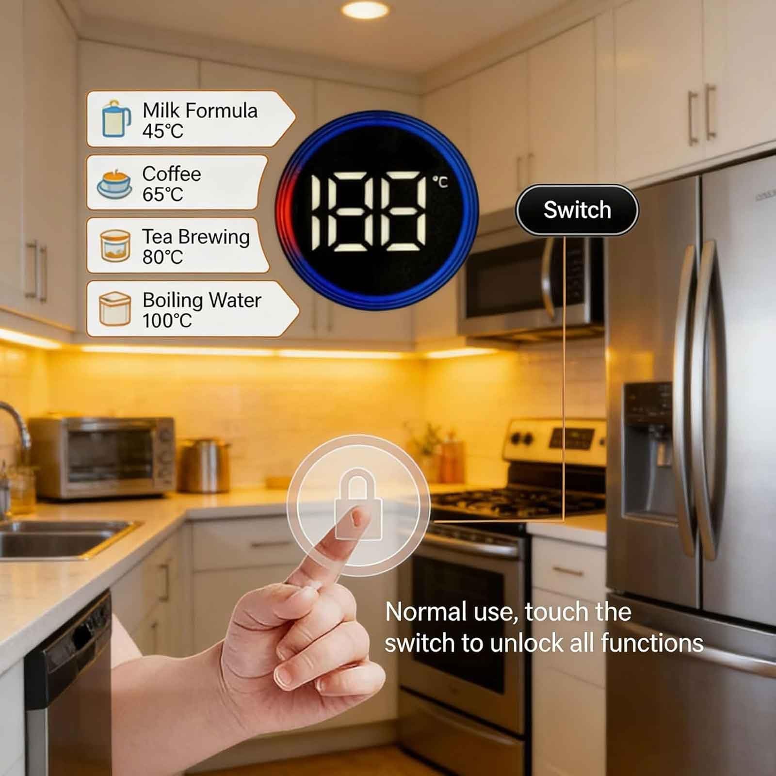 Erogatore Acqua Caricamento Dal Basso, Smart Touch for ufficio, casa