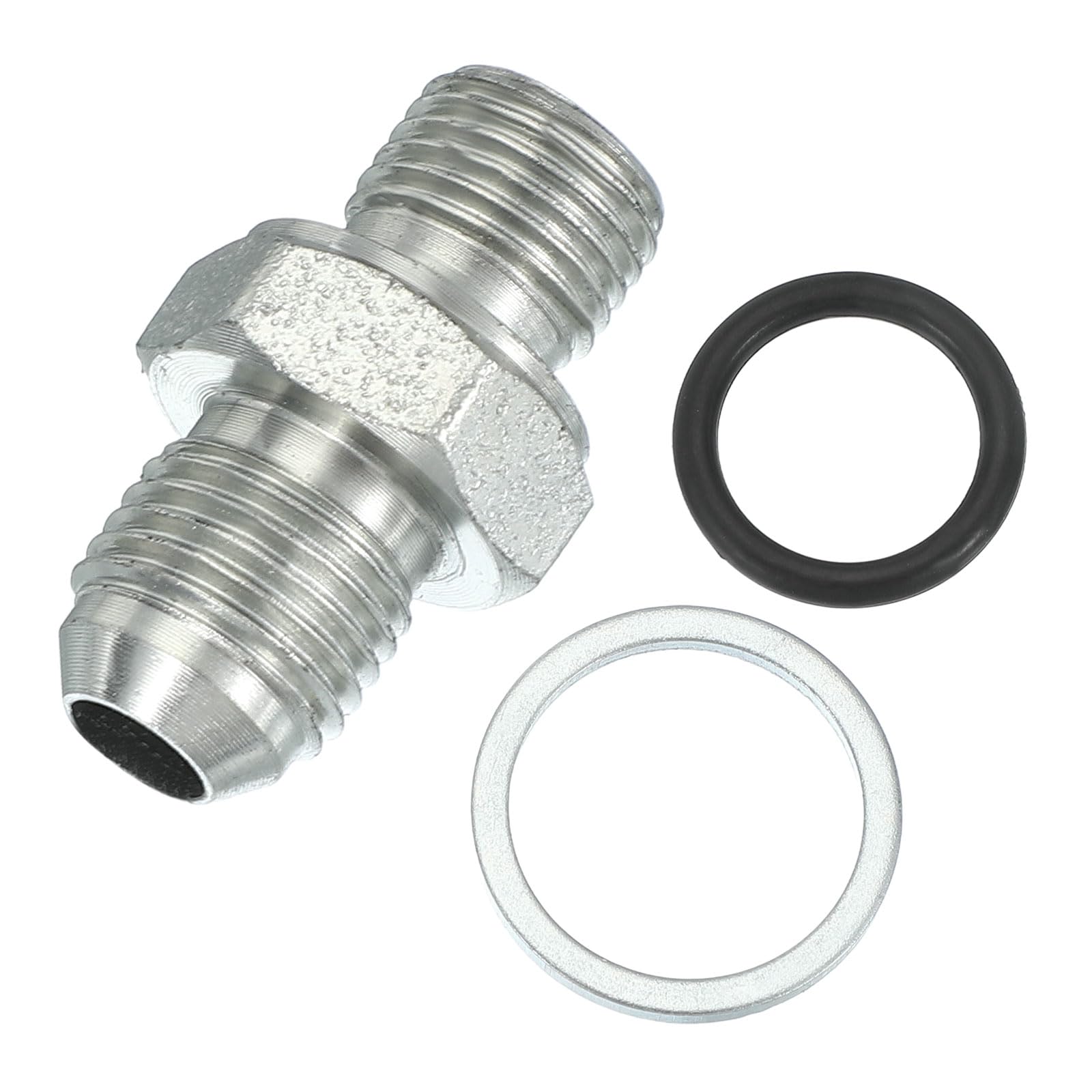 PATIKIL 9/16" Male 37°Flare JIC x 1/4" g Male Hex Pipe Fitting Reducer