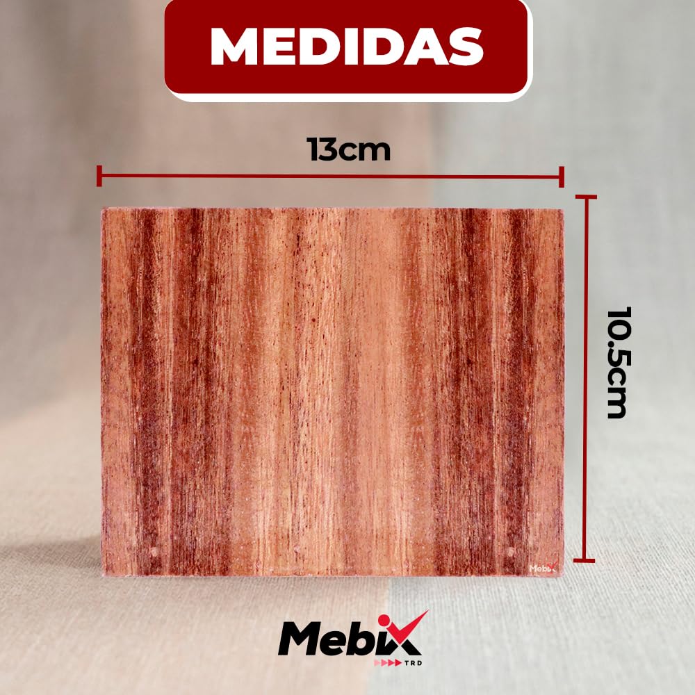Mebix TRD Servilletero para mesa de madera hecha a mano, servilletero multiusos de gran capacidad
