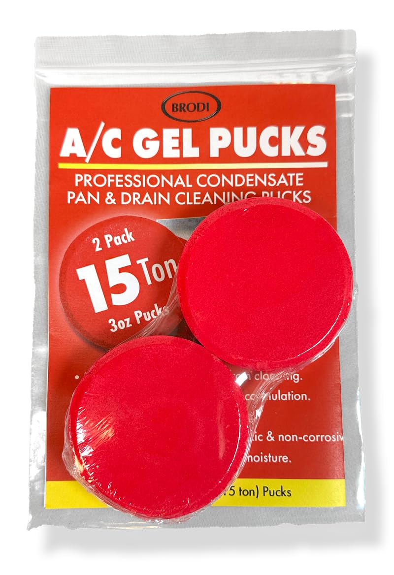 AC Pan Tablets, Commercial-Grade, Gel Lock Tech: Long Lasting, Moisture Activated Slow Release, Non-Corrosive & Safe - No Residue, Pan Treat Tablets (15 Ton, 2 Pack)