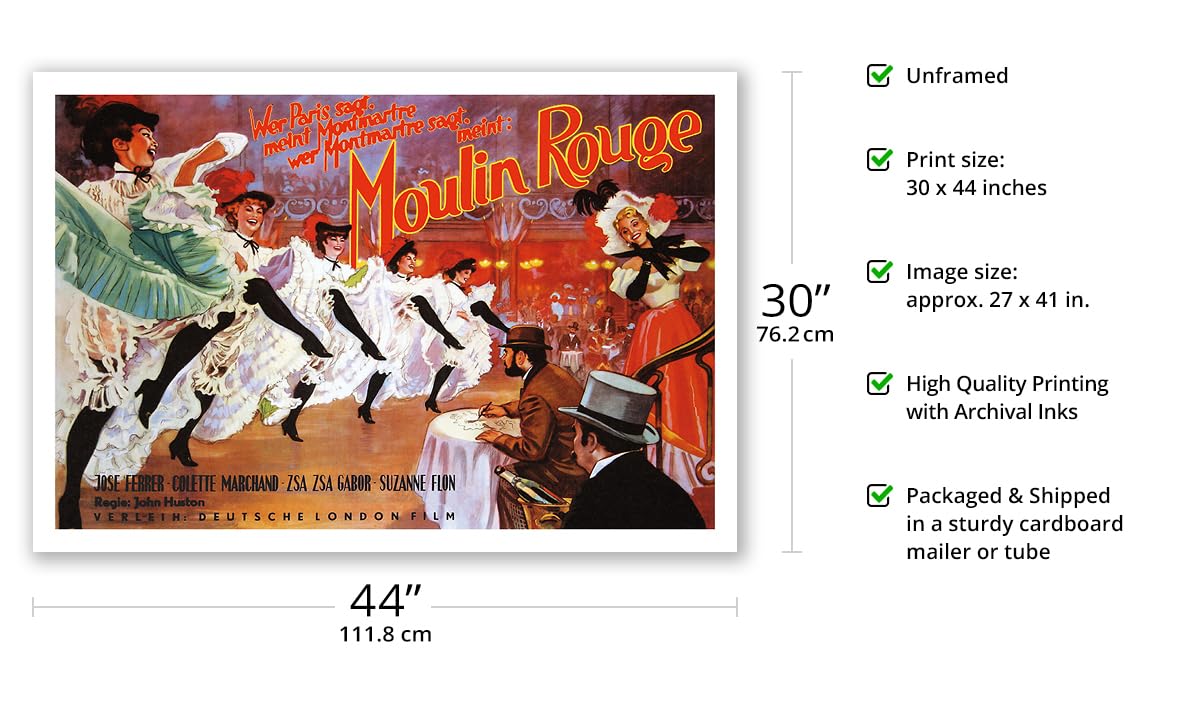 Amazon.com: Moulin-Rouge - with José Ferrer, Zsa Zsa Gabor
