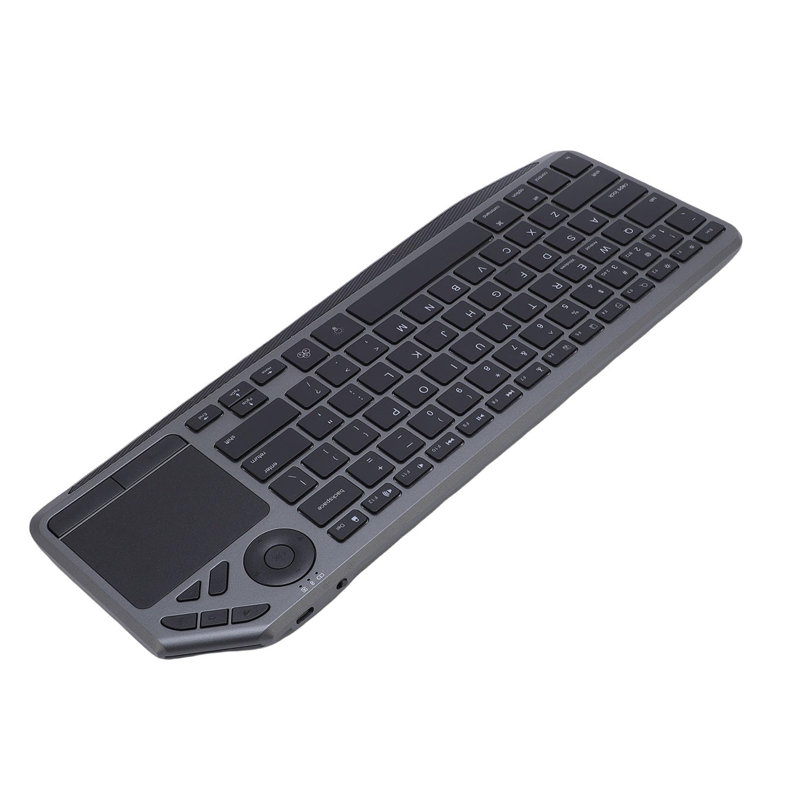 Wireless Touch Keyboard Multi Device Connection 2 4G Dual Mode with 7 Color Backlight Touchpad Multimedia Hotkey for