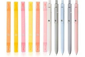 Aesthetic Cute Highlighters and No-Bleed Gel Pens for Bible Journaling