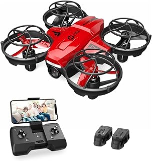 Holy Stone HS420 Mini Drone with HD FPV Camera for Kids Adults Beginners, Pocket RC Quadcopter with 2 Batteries, Toss to Launch, Gesture Selfie, Altitude Hold, Circle Fly, High Speed Rotation