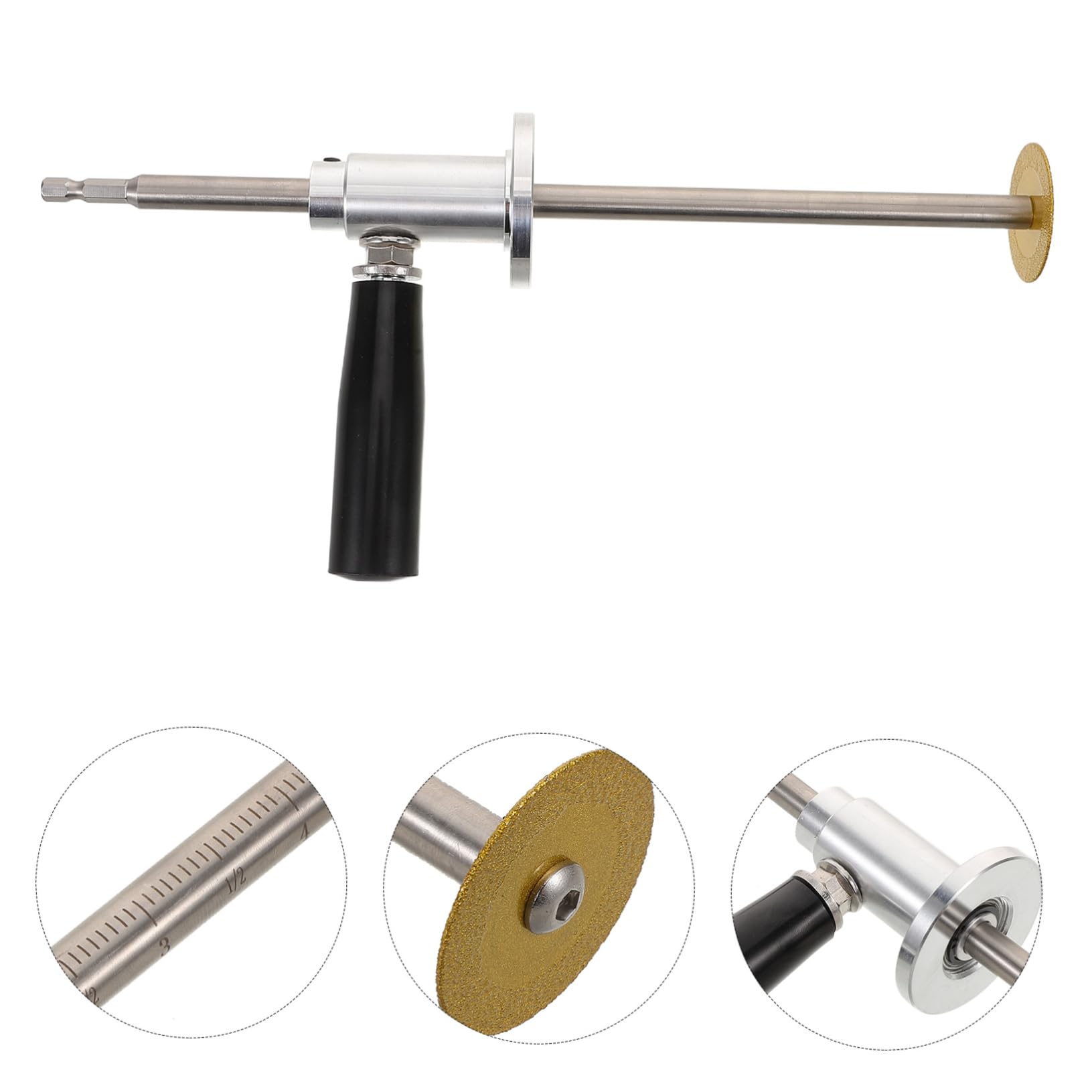 Coupe-tube et Molette de Découpe Précise Intérieur en Acier Inoxydable avec Poignée Ergonomique pour Coupe-plomberie Pvc Réglable pour Usage Domestique