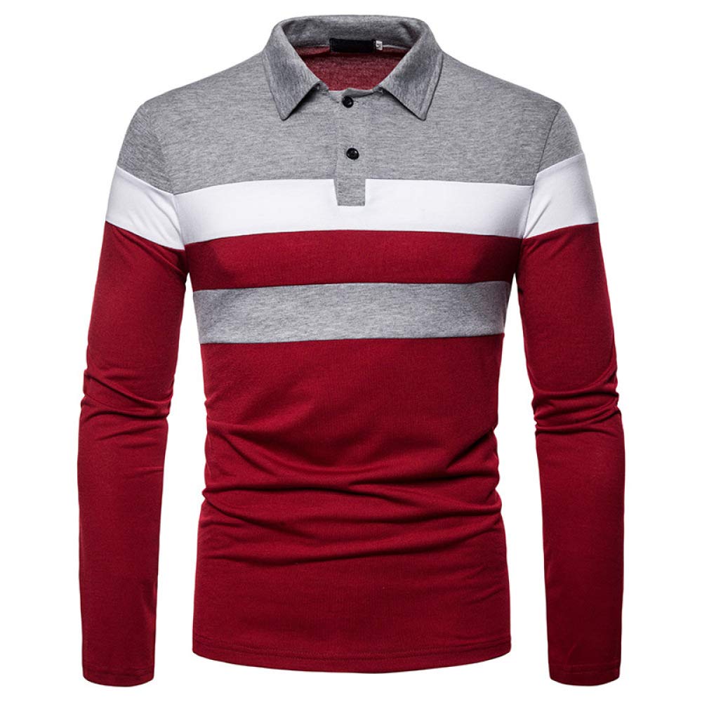 HHGKED Polo Shirts for Men Casual Short & Long Sleeve Golf Slim Fashion Shirts
