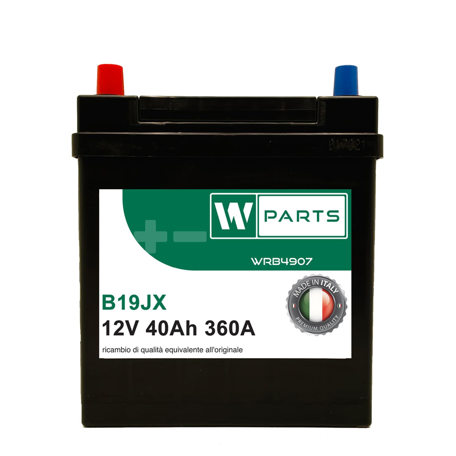 BATTERIA AUTO 40 Ah - 360 A EN spunto - con Positivo a Sinistra - Poli Piccoli - 35ah - 38ah