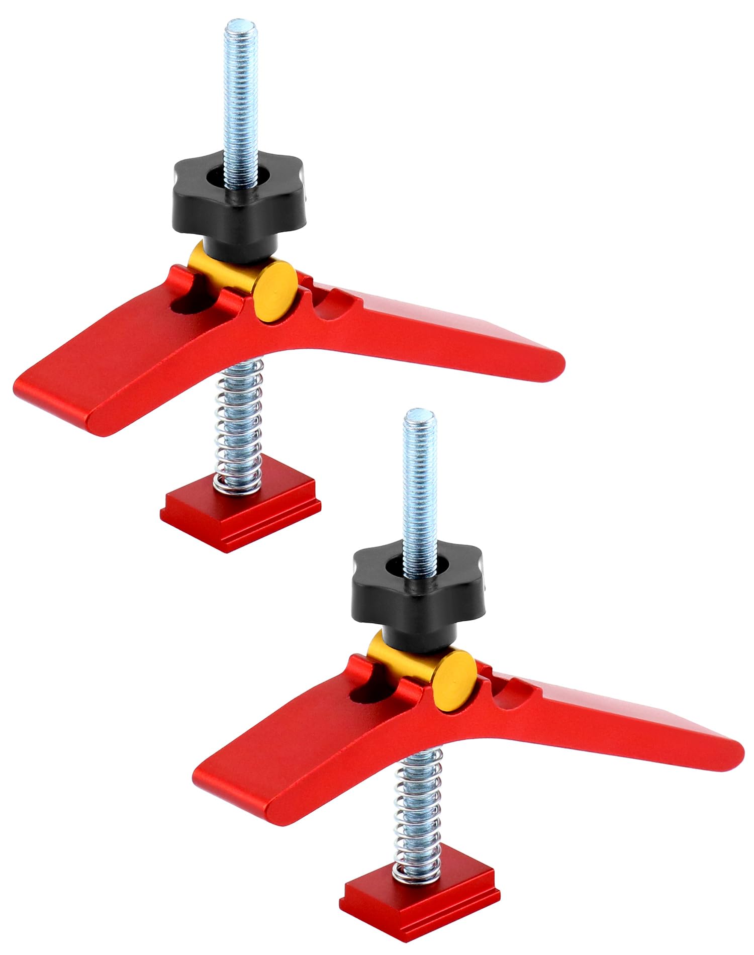 QWORK® 2PCS Serre Joint Rapide pour Système de Rails T (M8)
