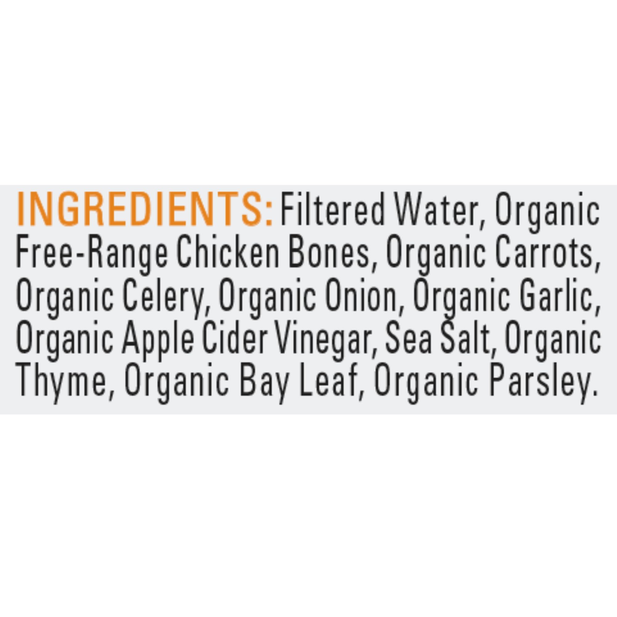 Bonafide Provisions Fresh Organic Chicken Bone Broth, 16.9oz - 6 Pack