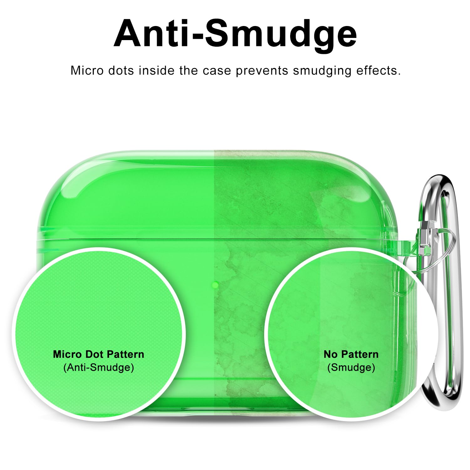 Svanove for Airpods 4 Case Clear Hard, Transparent Simple Cute Airpods 4th Generation Case with Keychain, Girly Y2k Aesthetic Trendy Airpods Cover Accessories for Women Girl, Neon Hot Pink — view 93