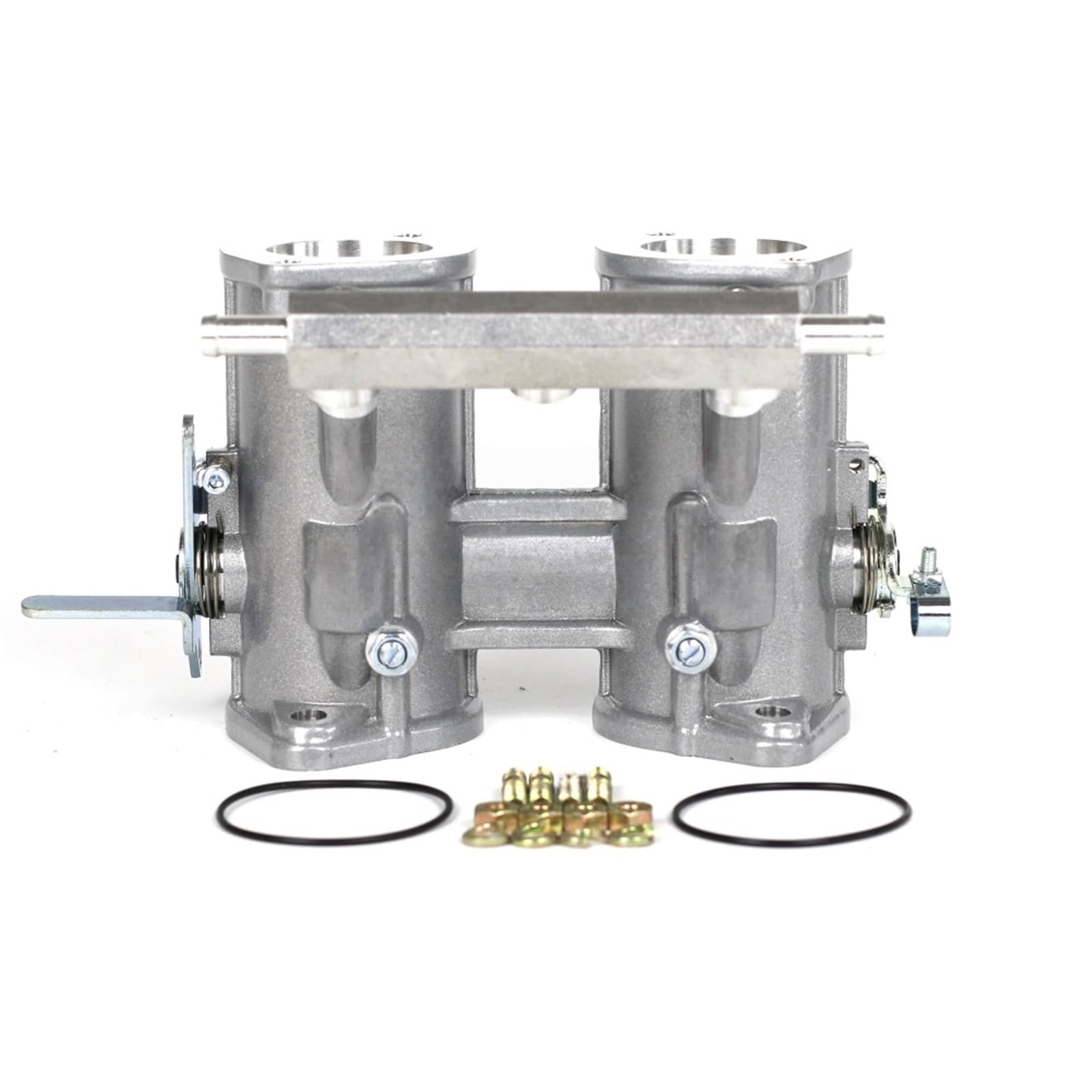 Zestaw (2 TBS) 48dcoe 48 Dcoe 48 mm podwójny korpus przepustnicy wtrysk + listwa paliwowa TPS Weber/Dellorto/Solex DCOE/DHLA Przepustnica throttle Przepustnica do samochodu