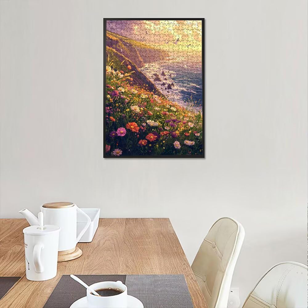 Puzzle 5000 Pezzi, Giardino Cliff 3D Puzzle per Adulti Impegnativo, Educa Puzzles Artistico, Divertente E Stimolante Puzzles Decorativo per La Famiglia, Regalo e Decorazione Pareti DX0YL6-978