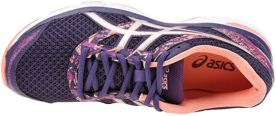 ASICS Women's Gel-Excite 4 Running Shoe 8 Grape/Silver/Begonia Pink