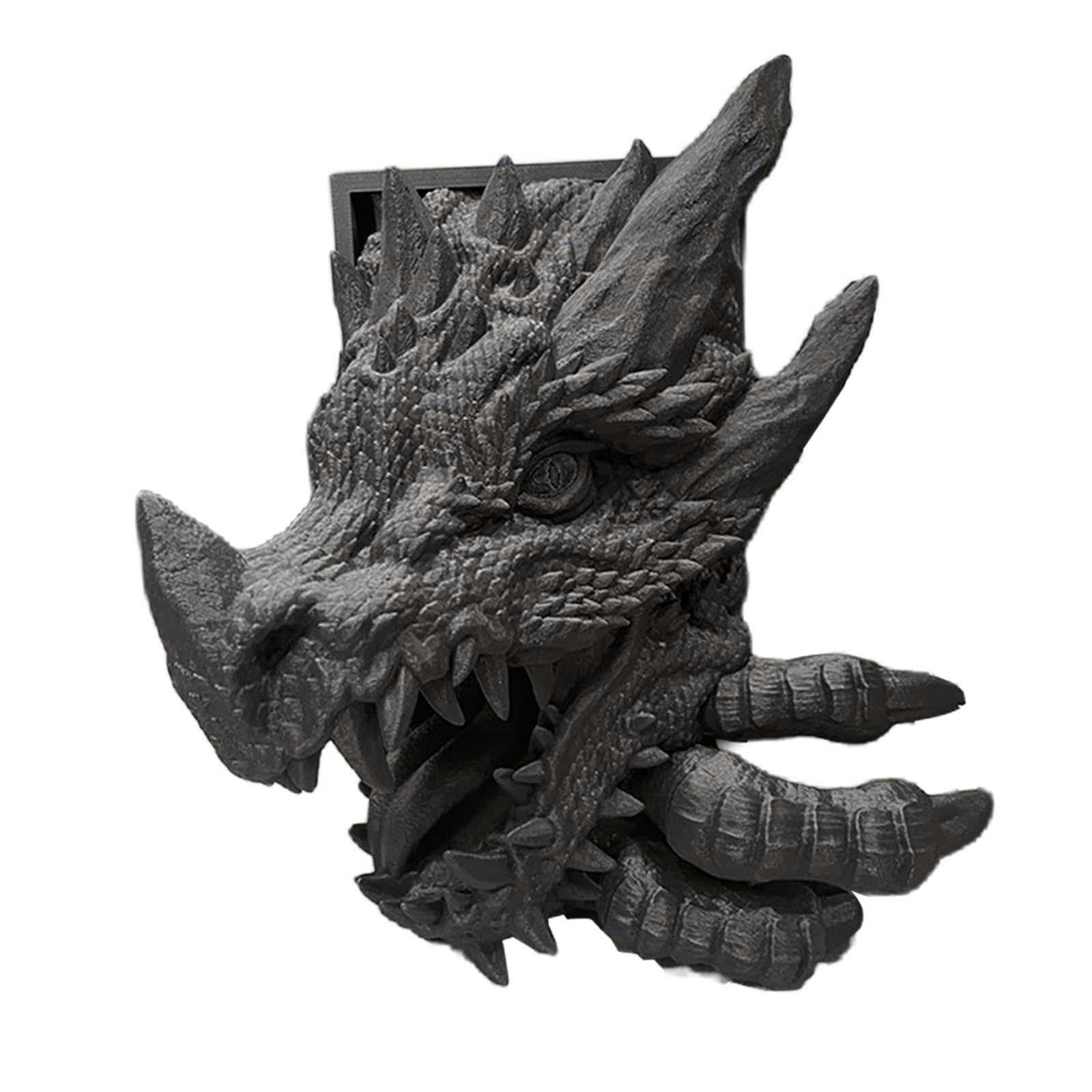Fermalibri a Forma di Drago, Oggetto Decorativo Fatto a Mano, Statuetta di Drago, Porta Libri