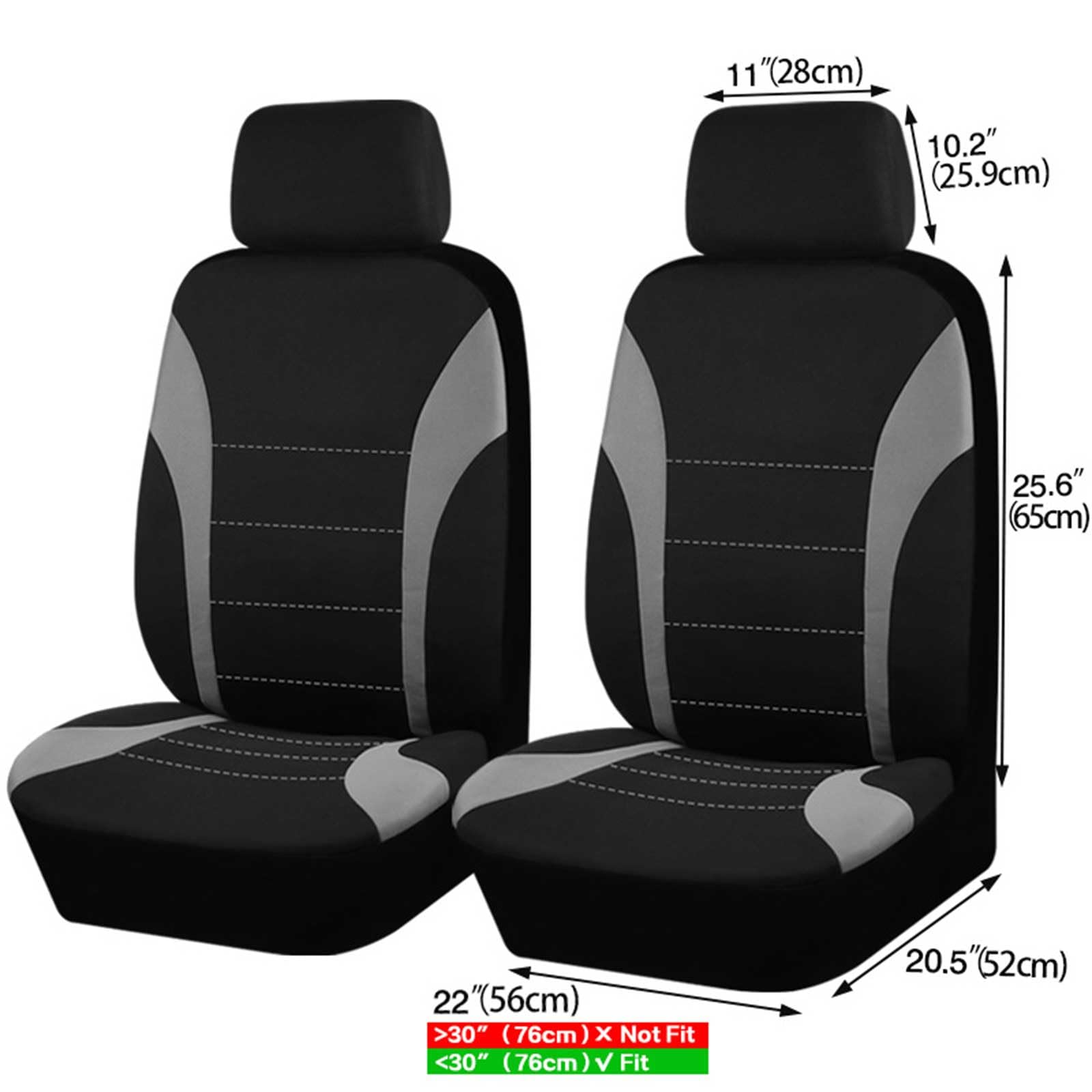 Autositzbezüge Set Für FIAT 500L Living(351)/500L MPW(351)/500L PRO(330)/500L Trekking(330), 5 Sitzer Allwetter Vorder Und Rücksitze Autositz Schonbezug Atmungsaktiv Auto-Innenraum Zubehör