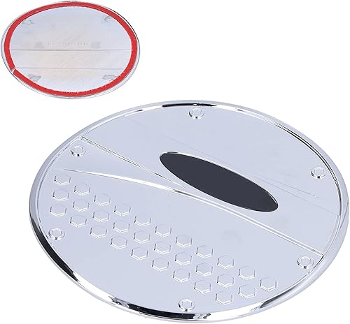 Miniatura 5 de Aramox Tapa de combustible, tapa de gasolina, llenado de combustible de gas, cubierta de ajuste de gas para puerta, decoración cromada para Mazda