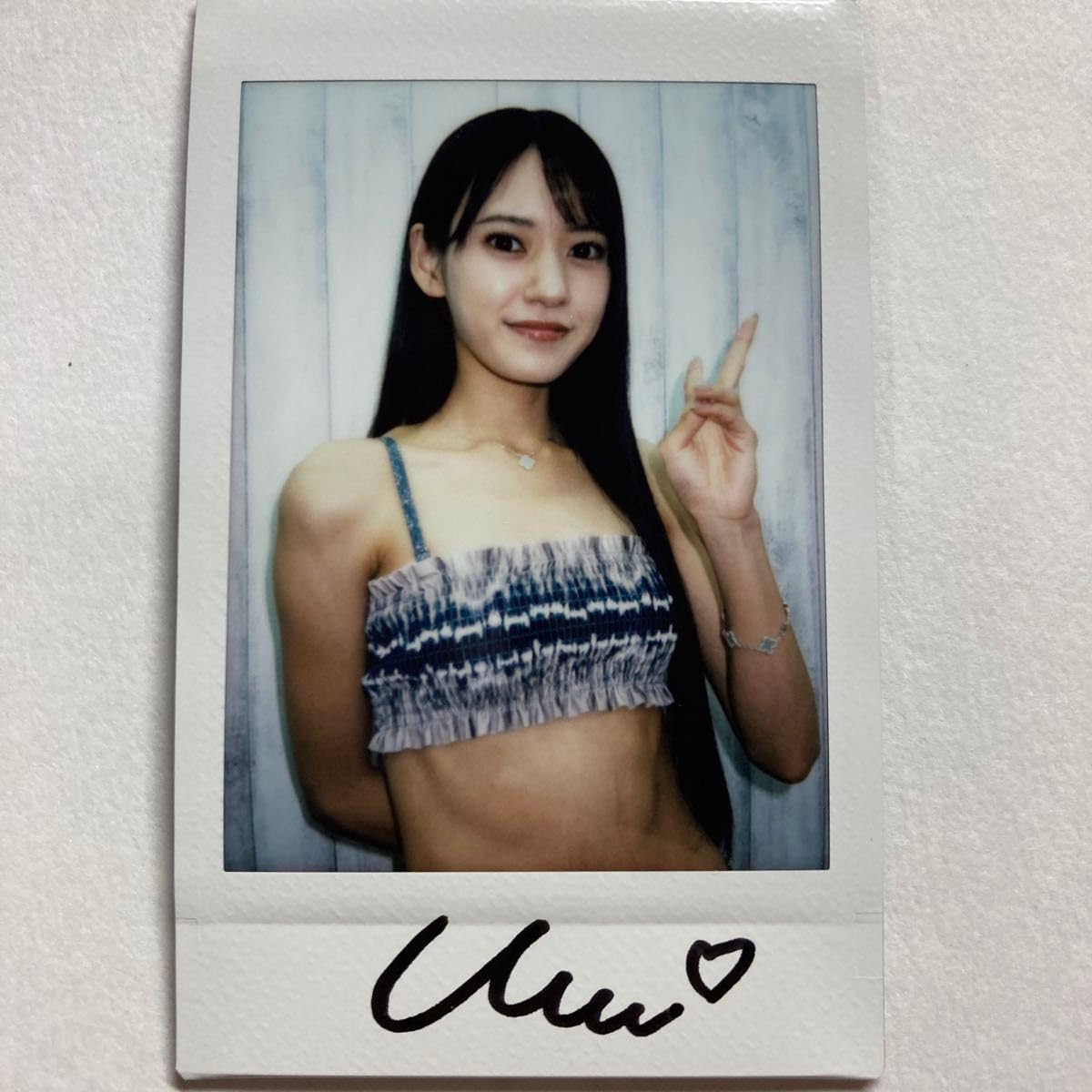 八掛うみさん直筆サイン入りチェキ（非売品・美品・2023年）H : 八掛