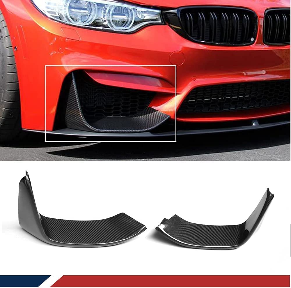BMW F80.F82エアロ用カナード BMW F80 M3 F82 F83 M4用 GT RSタイプ カーボン フロント