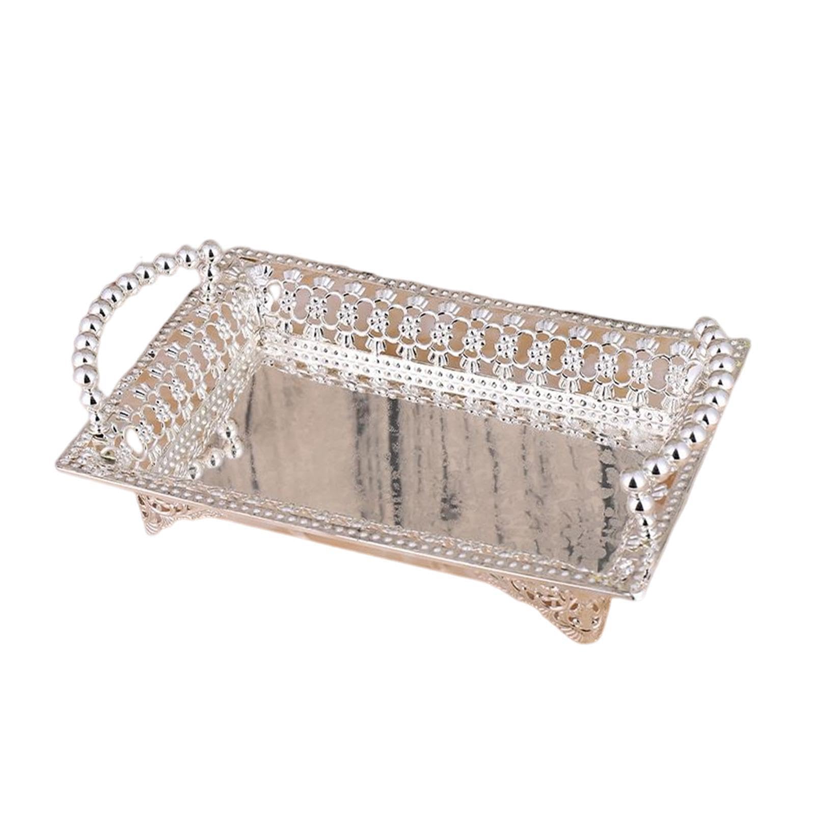 KIXZSAZ Durable Decorative Tray Cake Candy Holder Exquisite Centerpiece Serving At Family Gatherings Dining Room Table As Centerpiece. Serving Dishes Jewelry