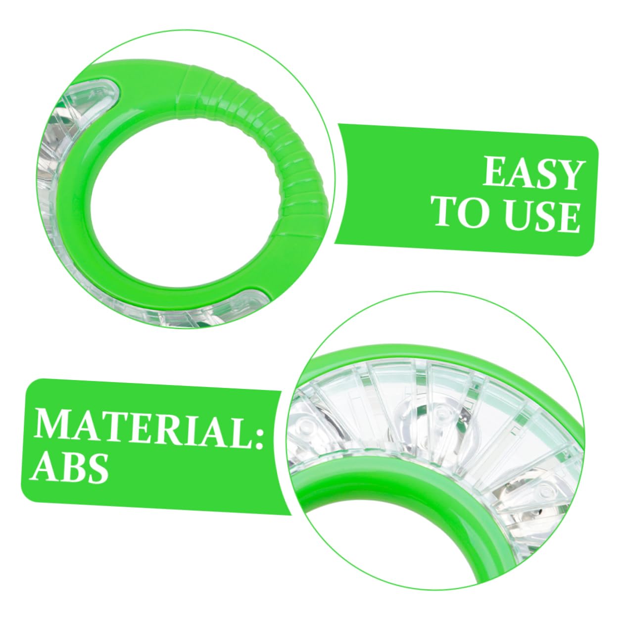 HANABASS 2Pcs Handheld Tambourine Percussion Instrument Music for Rhythm Learning for Stage Performances Ktv Parties and Activities