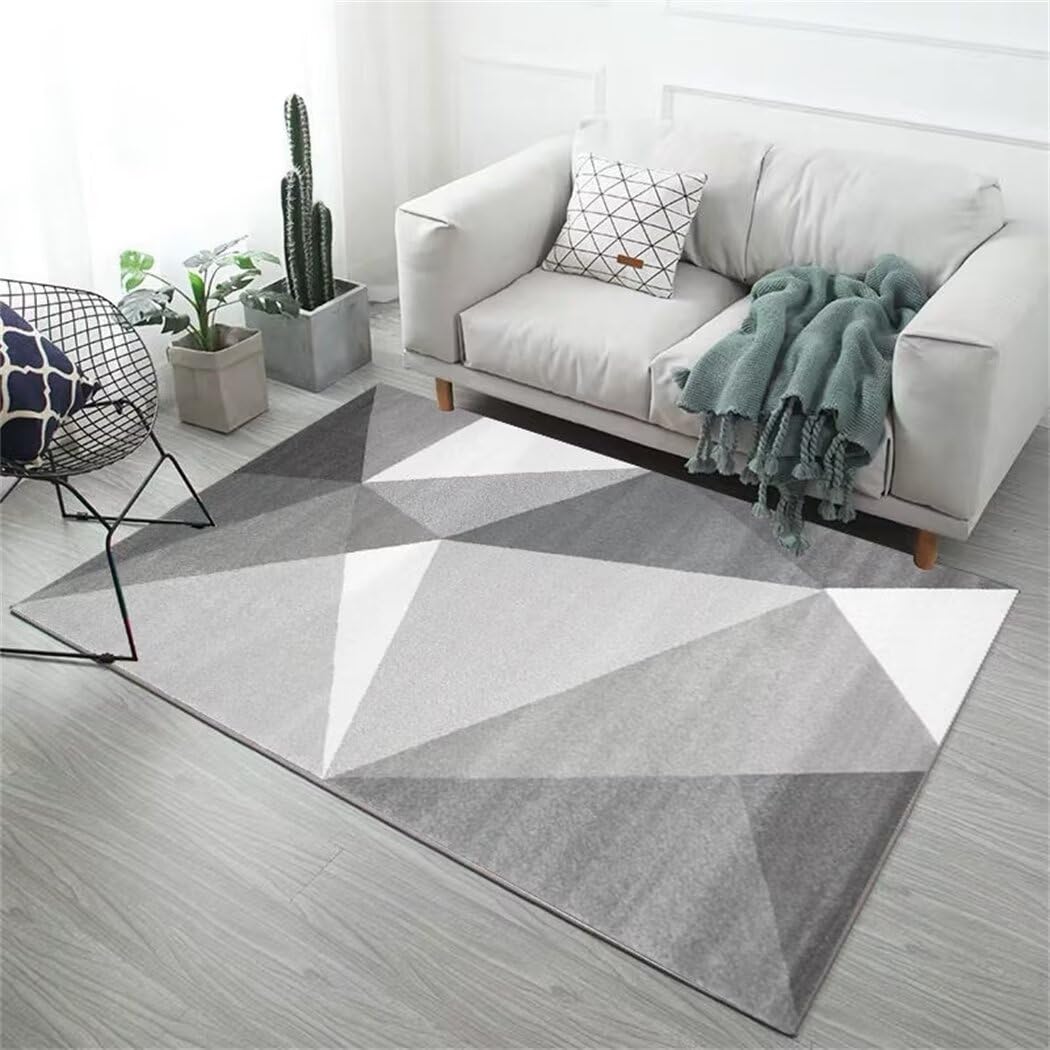 Tapis doux salon lavable 160x200cm pour un intérieur chaleureux