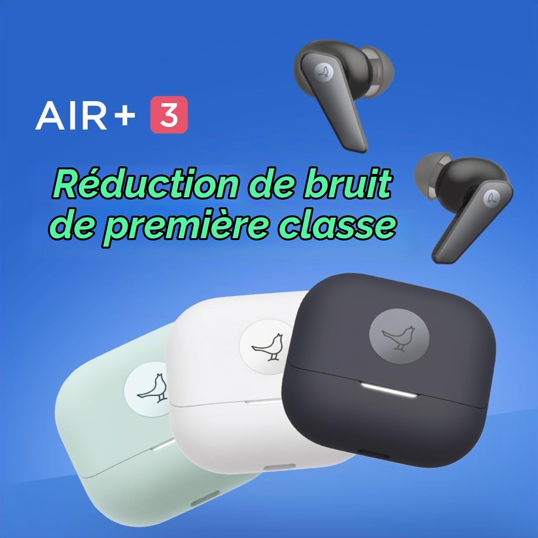 Libratone AIR+ 3 True Wireless in-Ear Casque Noir