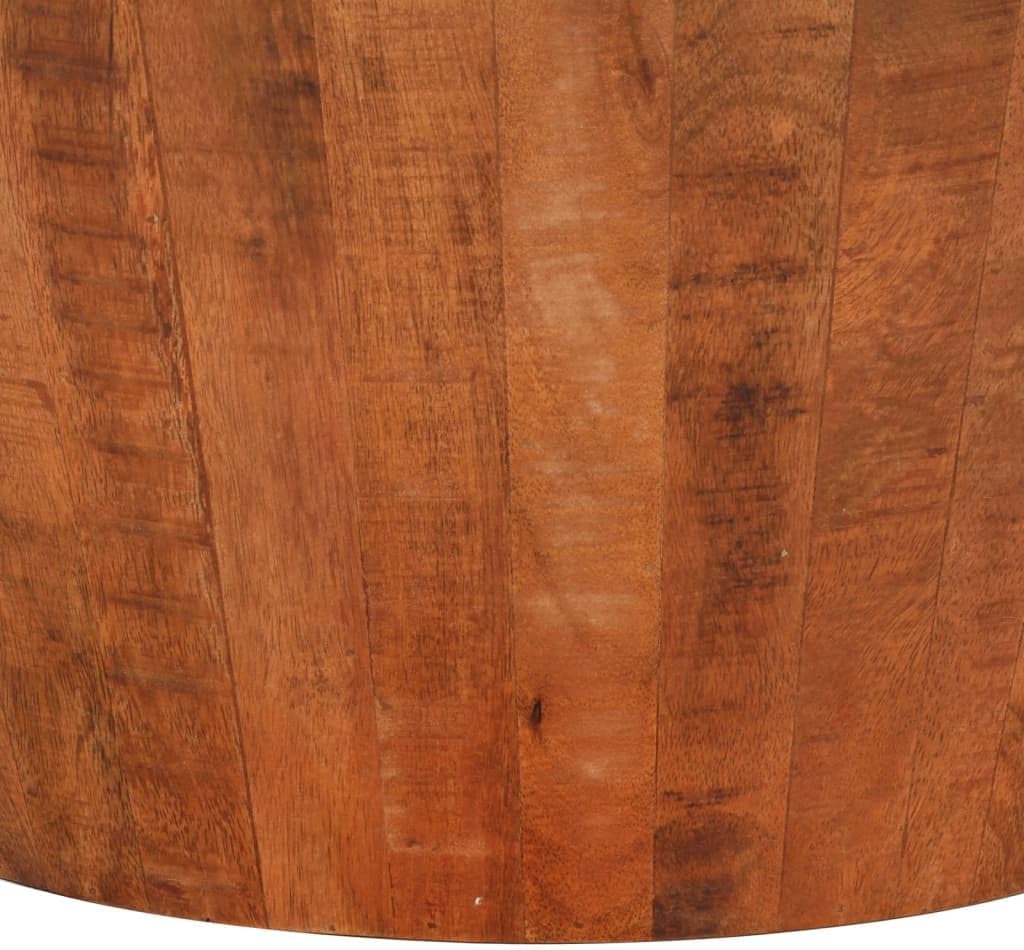 vidaXL Coffee Table Natural Wood Tones Solid Rough Mango Wood Low
