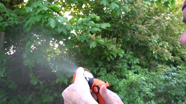 Yonality Pistola Giardino Multifunzione con 7 Modalità Regolabili, Pistola Irrigazione Giardino con 3 attacco e tubo da giardino da 5 m, Spruzzatore Manuale ad Alta Pressione per Lavaggio auto e Puli