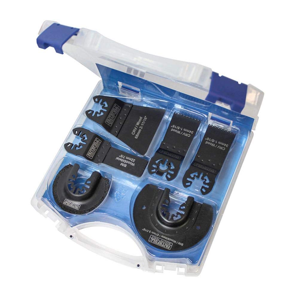 Faithfull 7-Piece Multi-Function Tool Blade Set - Versatile Cutting