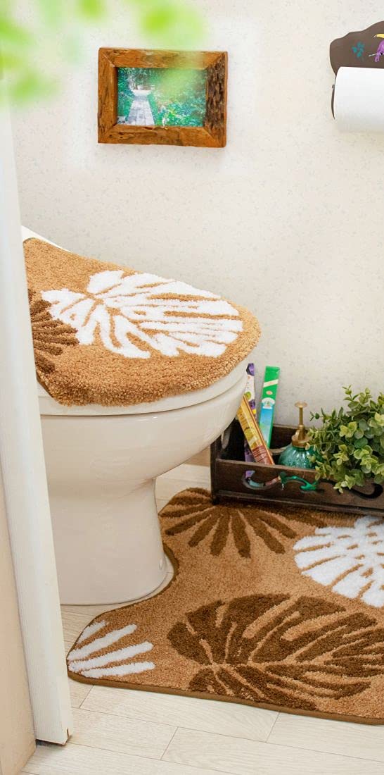 Amazon | ハワイアン トイレマット＆フタカバー 2点セット