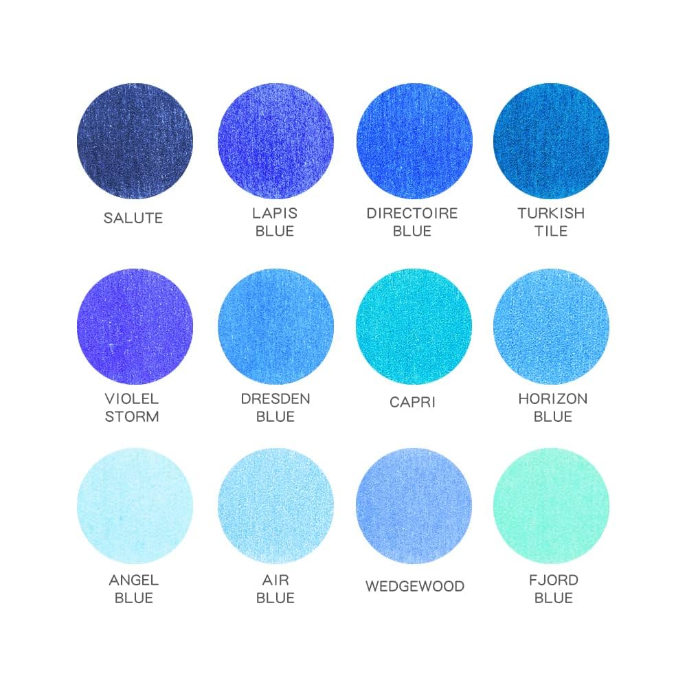 油彩　Blue Moment 油彩 Blue Moment Blue Moment 3 - Framed Original Acrylic Art