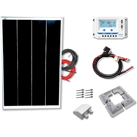 Kit 200W CAMPER 12V panel solar placa monocristalina ...