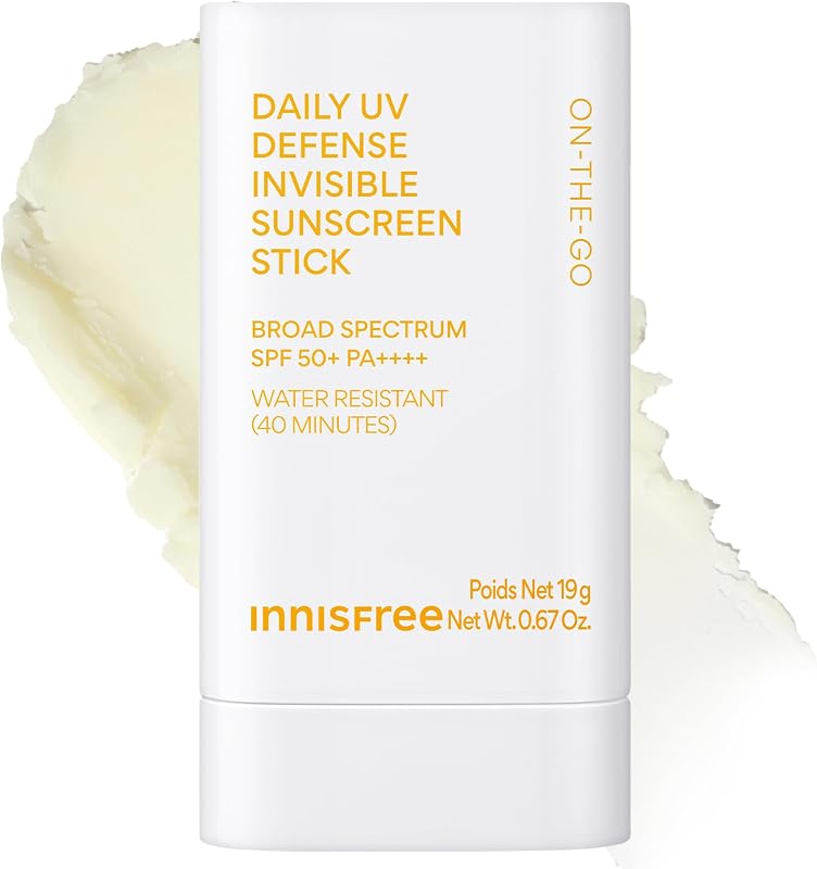 Daily UV Defense Sunscreen Stick SPF 50+​ | Korean Sunscreen Stick for Face and Body with Blurring Finish | Water Resistant | For All Skin Types