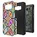Rosebono Galaxy S8 Active Case (Not for Regular S8), Hybrid Dual Layer Shockproof Slim Hard Cover Graphic Fashion Cute Colorful Silicone Skin for Samsung Galaxy S8 Active (Colorful Mandala)