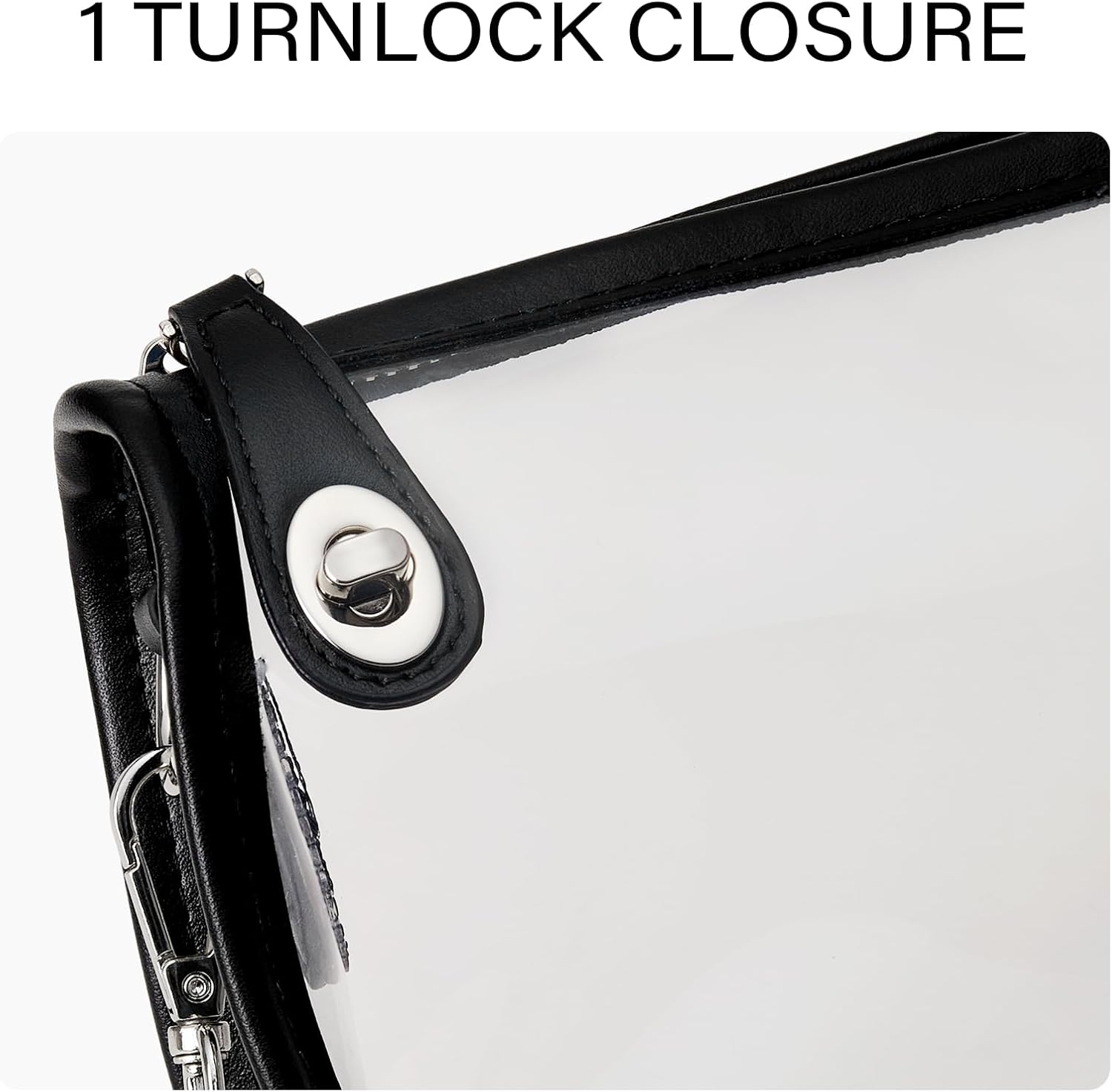 CLUCI Clear Bags for Women,Small Clear Purse,Clear Crossbody Bag,Clear Shoulder Bag for Concerts Sports Events Festivals - Image 5