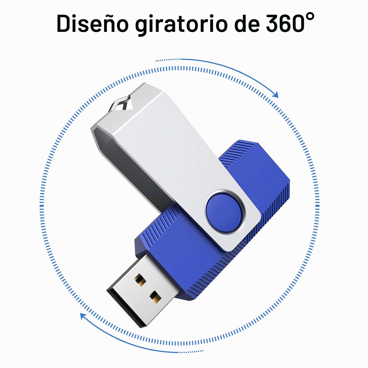 KEXIN Memoria USB 32 GB 10 Pack, Pendrive 32GB USB 2.0 Stick Flash Drives USB 2.0 Memorias USB Drives 32GB, 10 Unideades