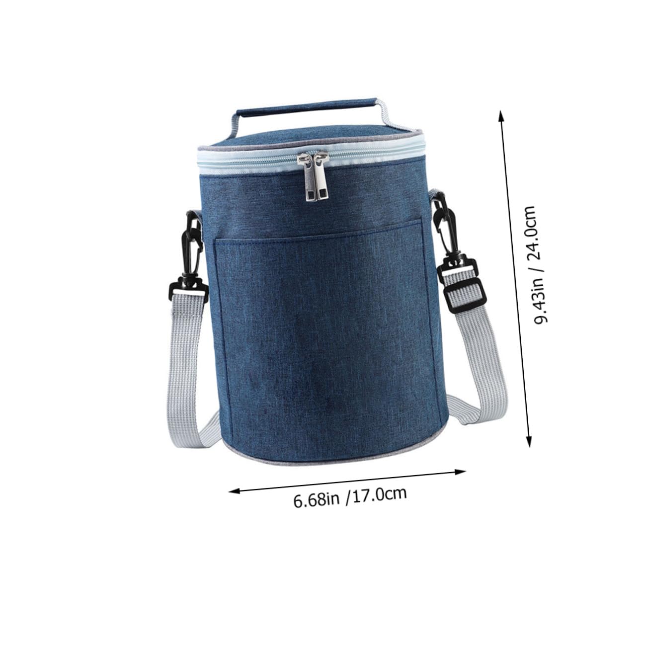 Isoliertasche aus Oxford Gewebe Thermotasche mit Aluminiumfolie Kompakt und Leicht für Camping und Takeaway Lebensmittel Tragetasche