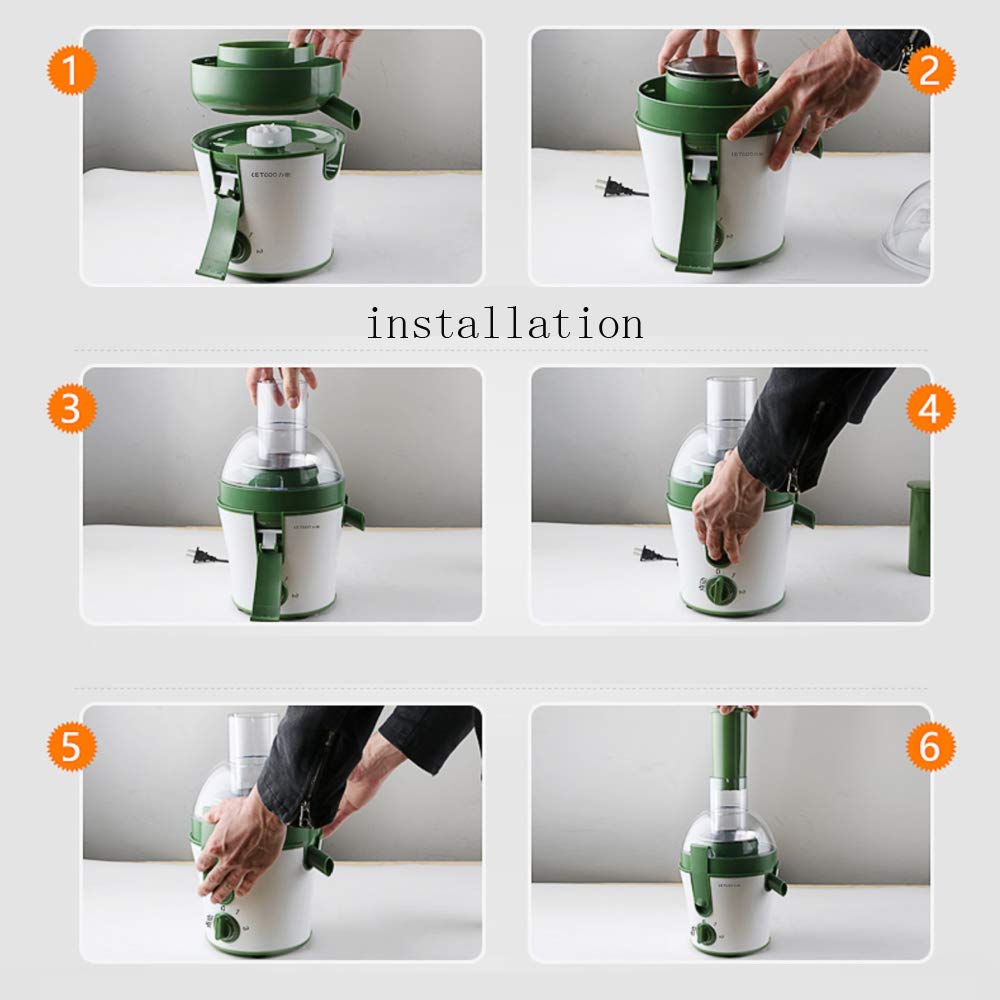 Centrifuga Frutta e Verdura, Centrifughe Estratti e Succhi Rigeneranti Apertura Larga, Base Anti-Scivolo, Centrifuga di Acciaio Inox con 2 velocità