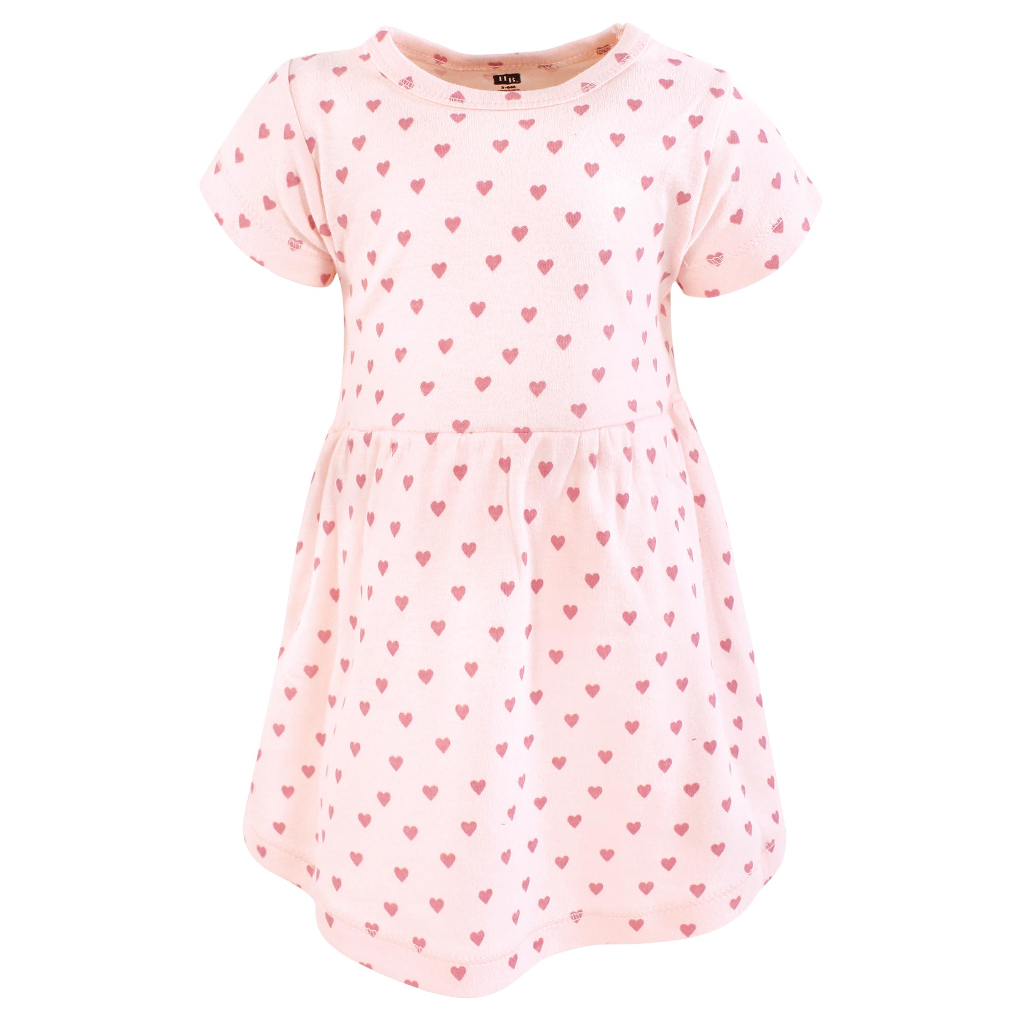 Hudson Baby Infant and Toddler Girls Cotton Dresses, Soft Rainbow, Months Vestidos de algodón para bebés y niñas pequeñas, arcoíris, 12-18 Meses, Arco Iris Suave