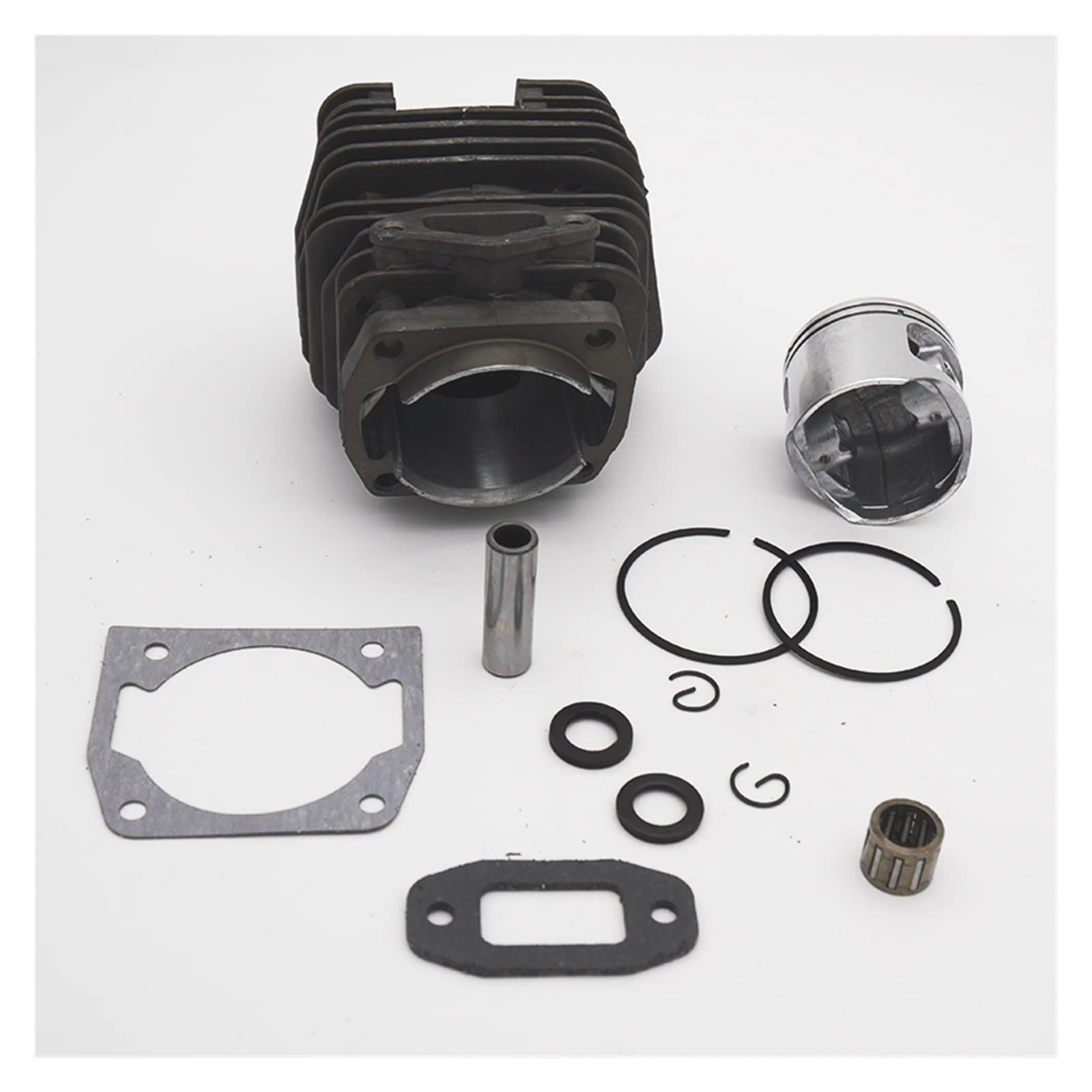 ZEKICE 43 mm 45 mm 45,2 mm Zestaw tłoków cylindra piły łańcuchowej Kompatybilny z 4500 5200 5800 45cc 52cc 58cc Części zamienne do pił łańcuchowych (rozmiar: 4500 43 mm)